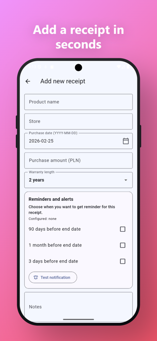Receipt Guard: Receipts Screenshot 2 of 5