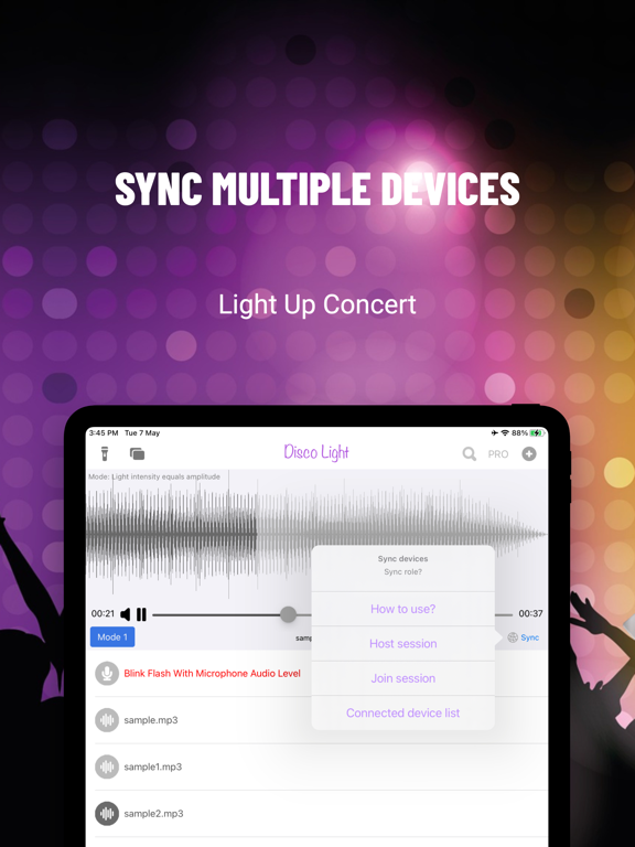 Screenshot #6 pour Disco flash light - Beat light