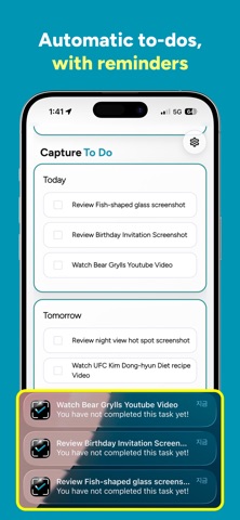 Capture To Do: Task & Reminder Screenshot 6 of 7