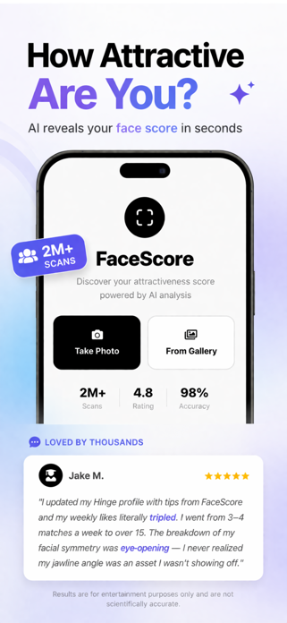 FaceScore - Improve Your Look Screenshot 1 of 4