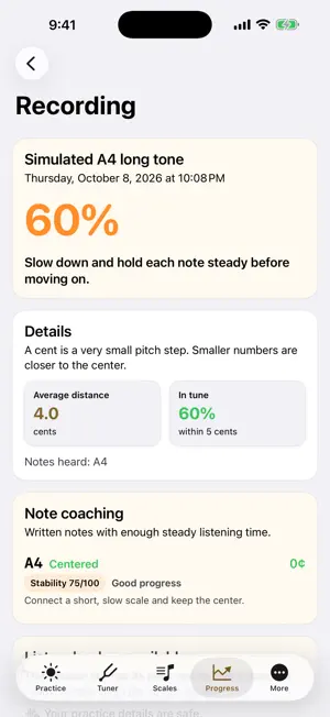 BrassTune: Tuner & Metronome screenshot 3