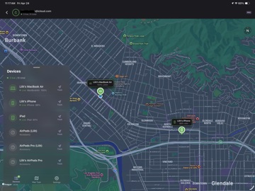 Finder Tracker Locator iPad screenshot