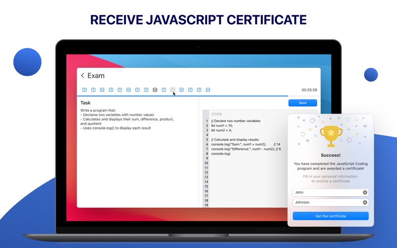 JavaScript: Learn Programming Screenshot