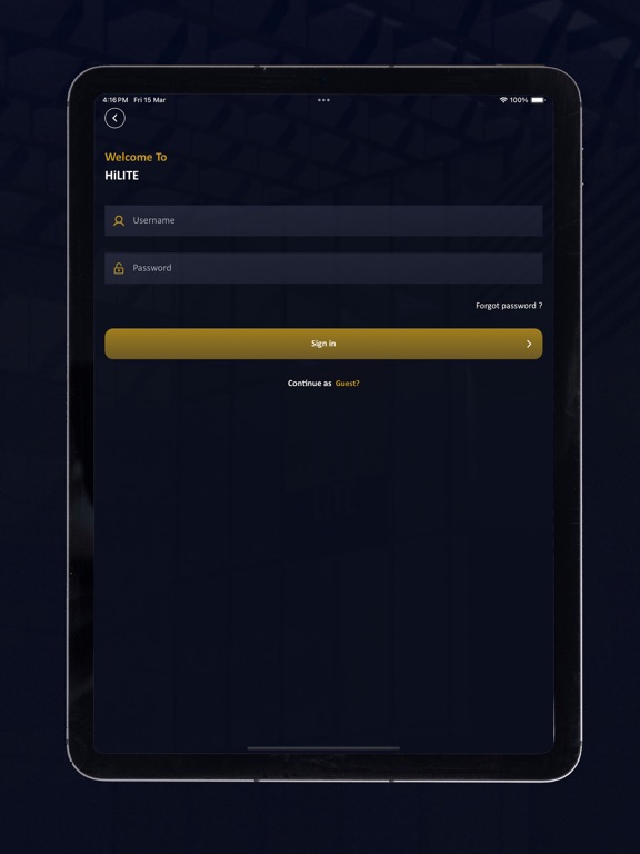 App screenshot
