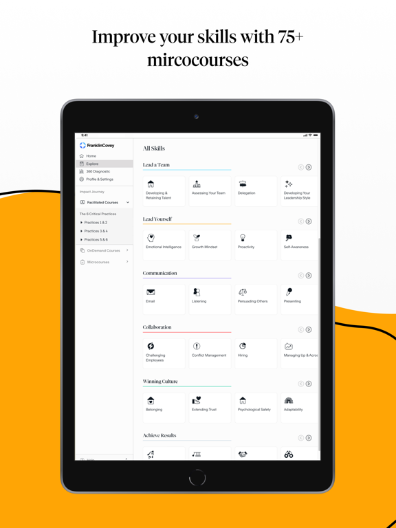 FranklinCovey Impact Platform iPad screenshot 6 - Education app