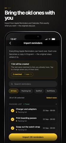 Engramr - Reminders & Alarms Screenshot 8 of 10