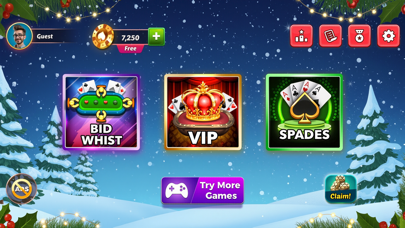 Screenshot #1 pour Spades Bid Whist: Card Games
