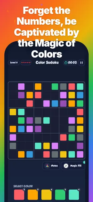 Color Sudoku: Puzzle Game screenshot 2