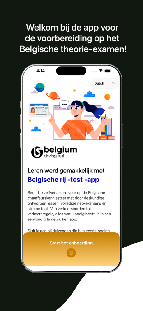 Belgium Driving Theory Test screenshot 1