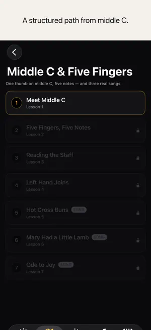 Soloist: Piano Lessons & Songs screenshot 4