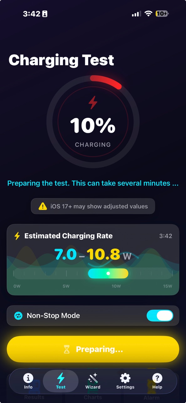 iPhone screenshot