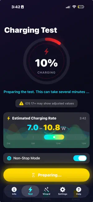 Amperes 4: Battery Charge Info screenshot 1