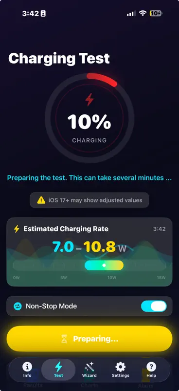 Amperes 4: Battery Charge Info screenshot 1 of 10