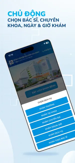 NDGĐ2 Đặt lịch khám chữa bệnh screenshot 3