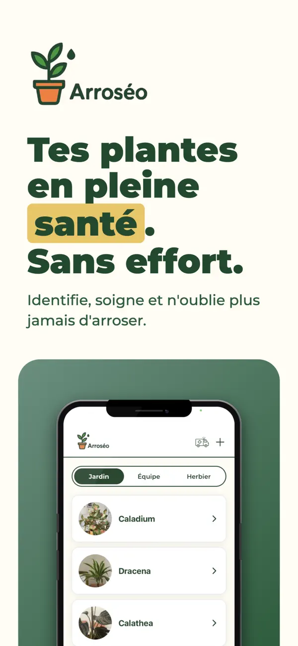Screenshot #1 pour Arroseo – Soin des plantes