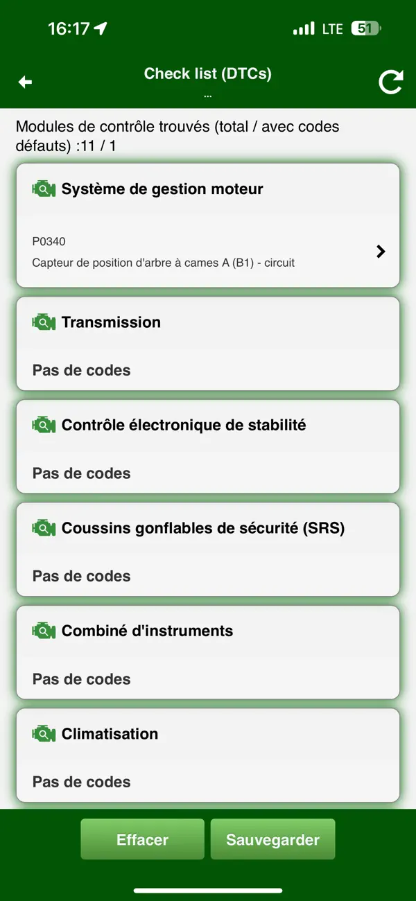 Screenshot #3 pour MotorData OBD Car Diagnostics