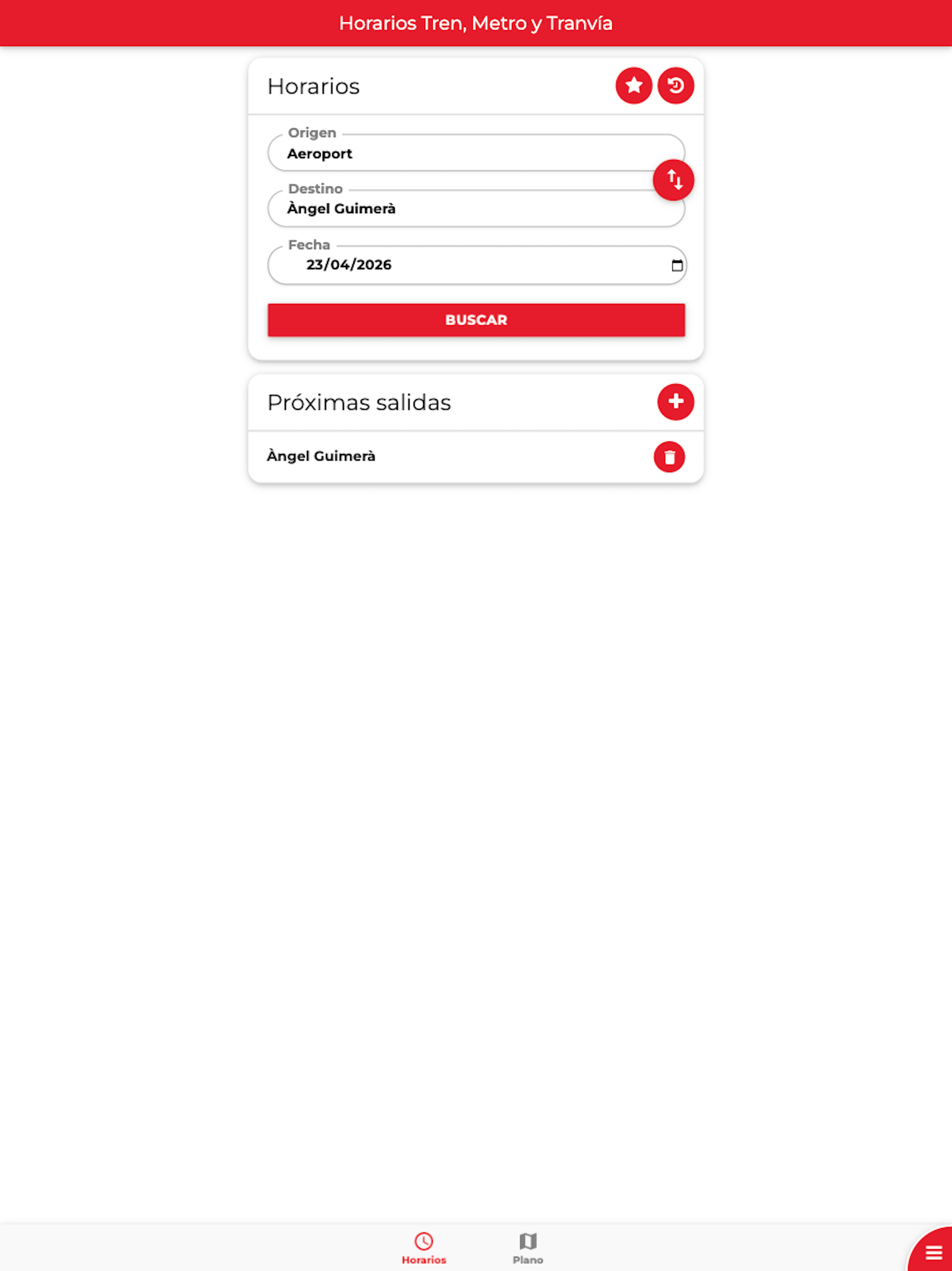 Horarios Tren, Metro y Tranvía screenshot 14