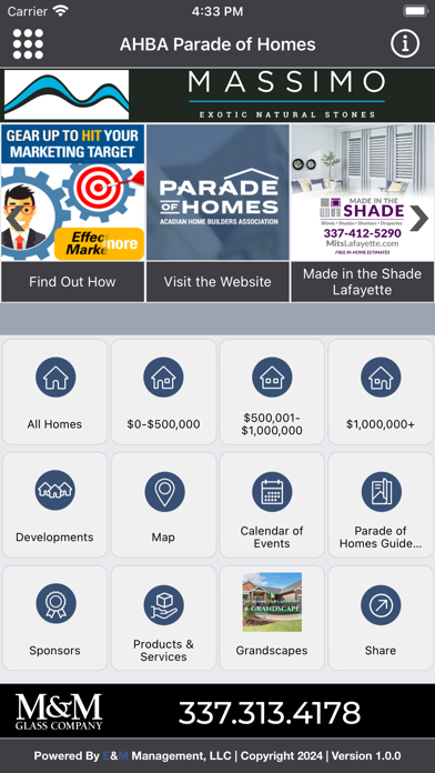 AHBA Parade of Homes Screenshot
