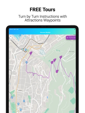 Discover Gibraltar Map & Tours iPad screenshot