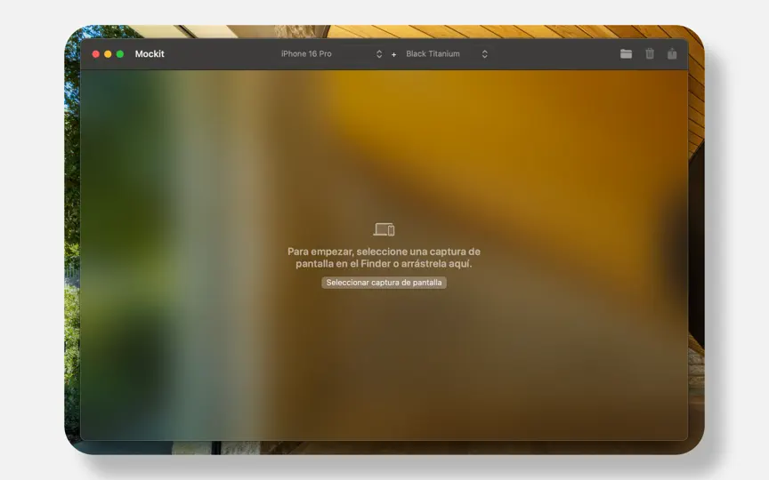 Captura de pantalla de Mockit - Mockups Rápidos en iPhone 2