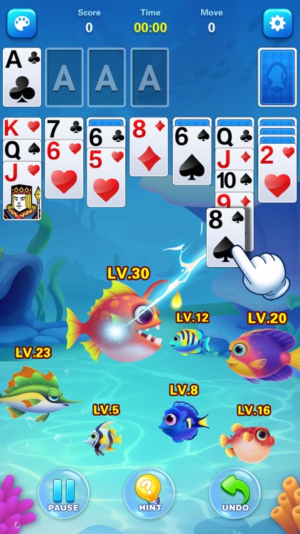 Solitaire Fish: Card Game