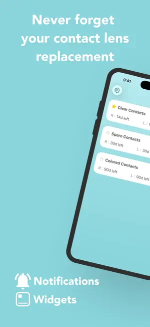 MyLens - Contact Lens Tracker screenshot 1
