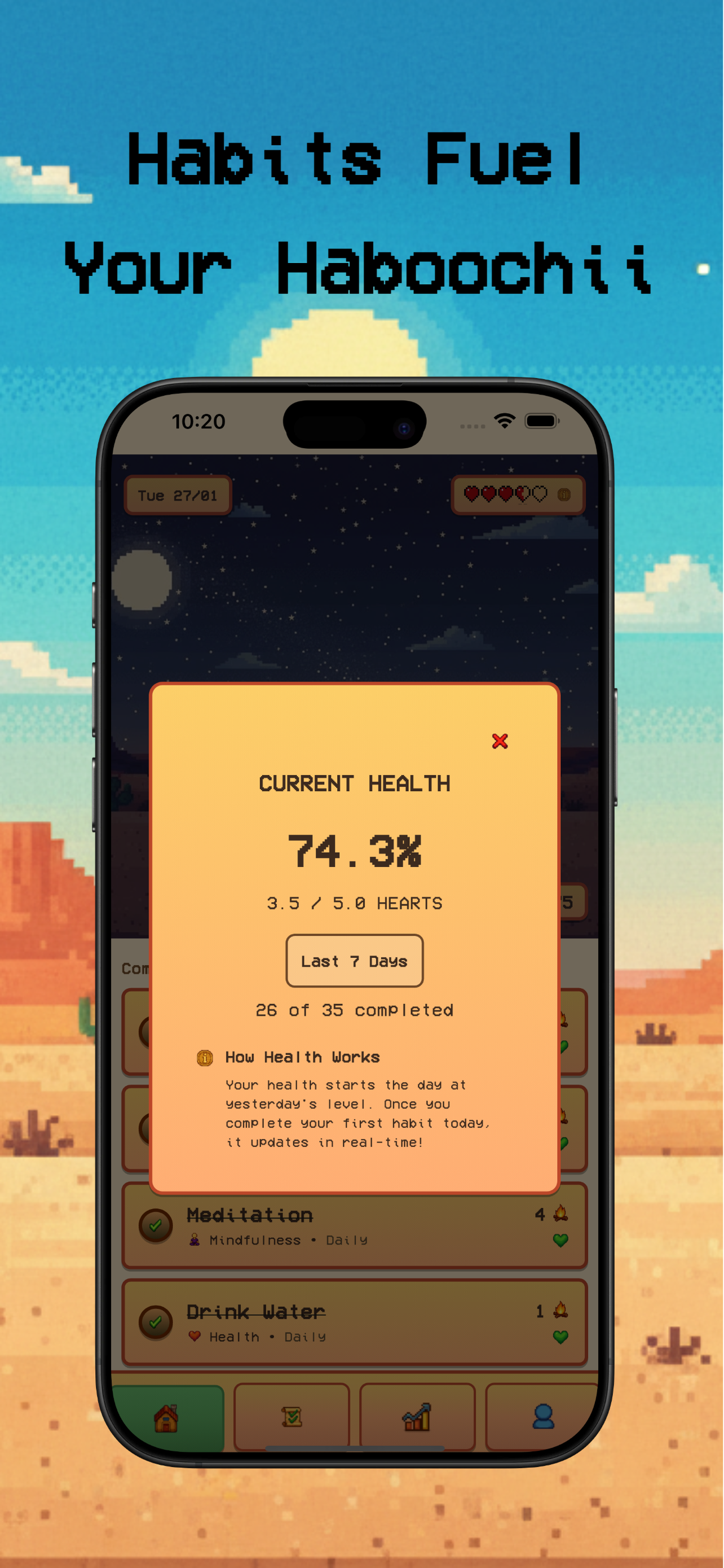 Haboochii: Cozy Habit Tracker