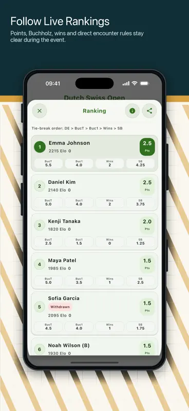 Chess Tournament Manager Pro screenshot 6 of 8