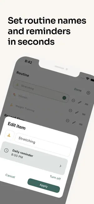 Today Tile: Routine Log screenshot 3