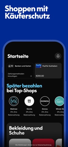 PayPal: Geld senden, verwalten App Store preview screenshot 1