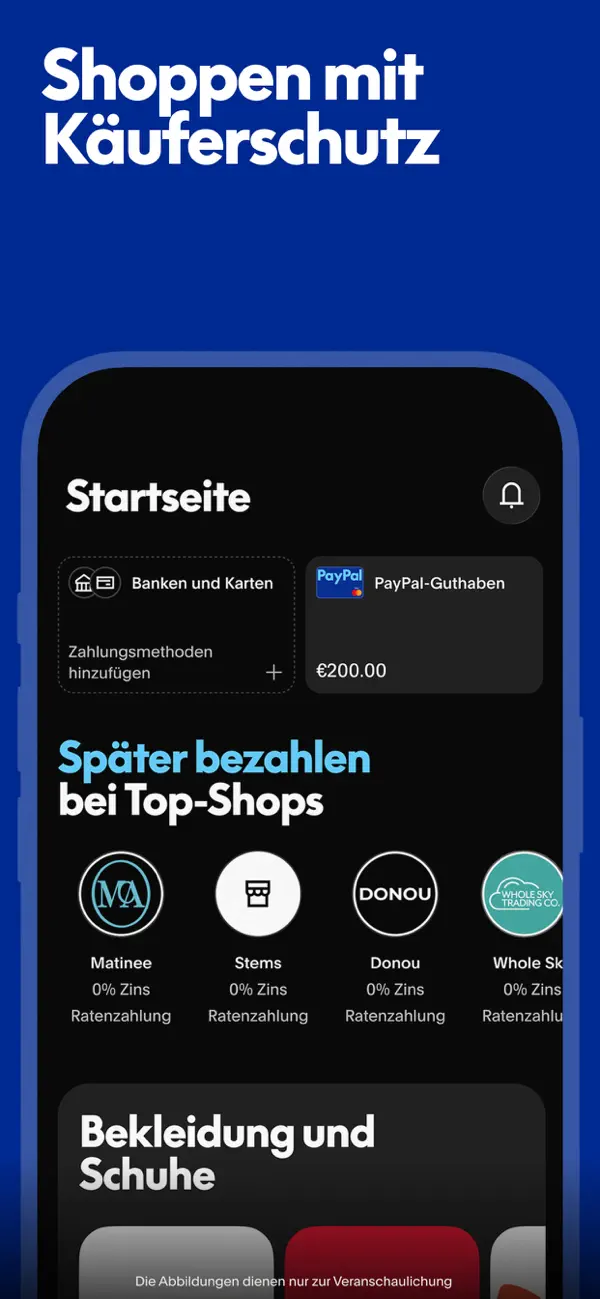 PayPal - Send, Shop, Manage iPhone App Screenshot 1 – Finanzen
