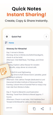 Quick Pad (organizer) screenshot