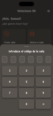 Votaciones SH screenshot