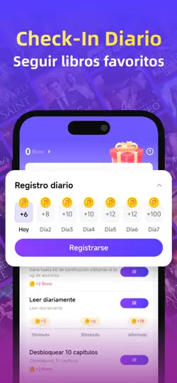 Captura de pantalla de Readink – Historias Y Libros en iPhone 4