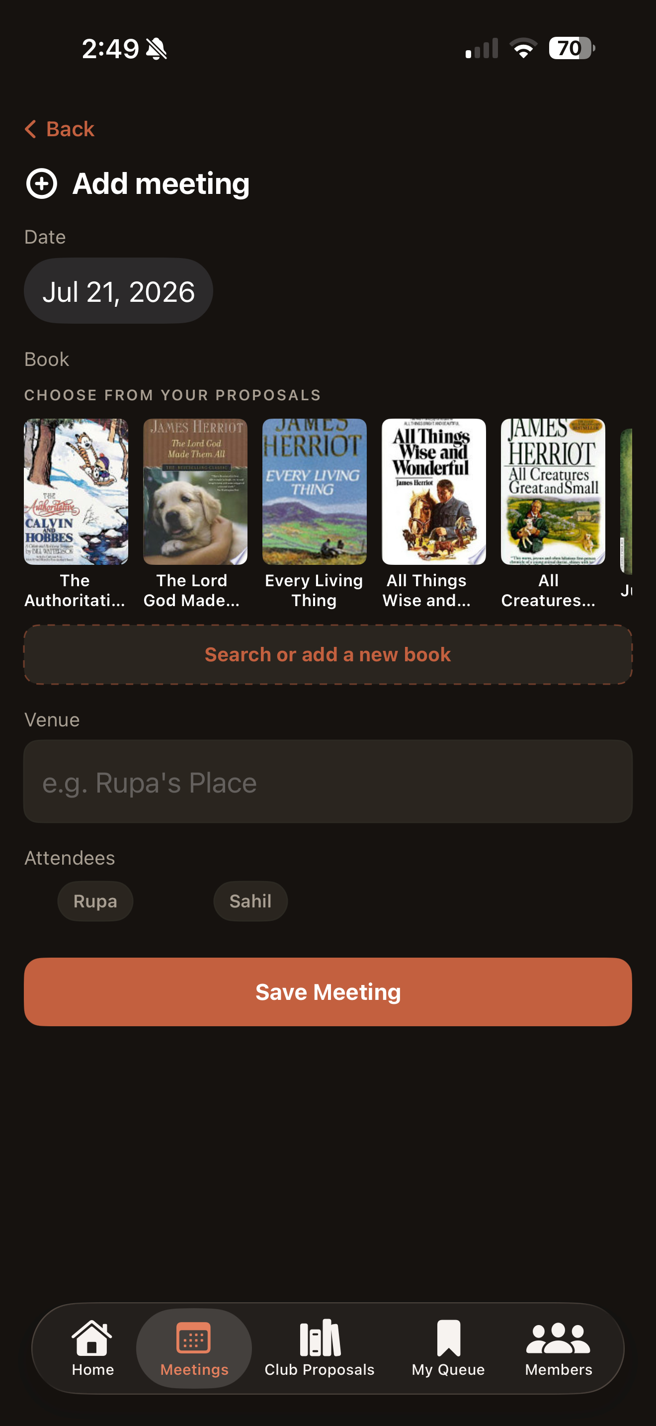 Bookmarks: the Bookclub App screenshot 3