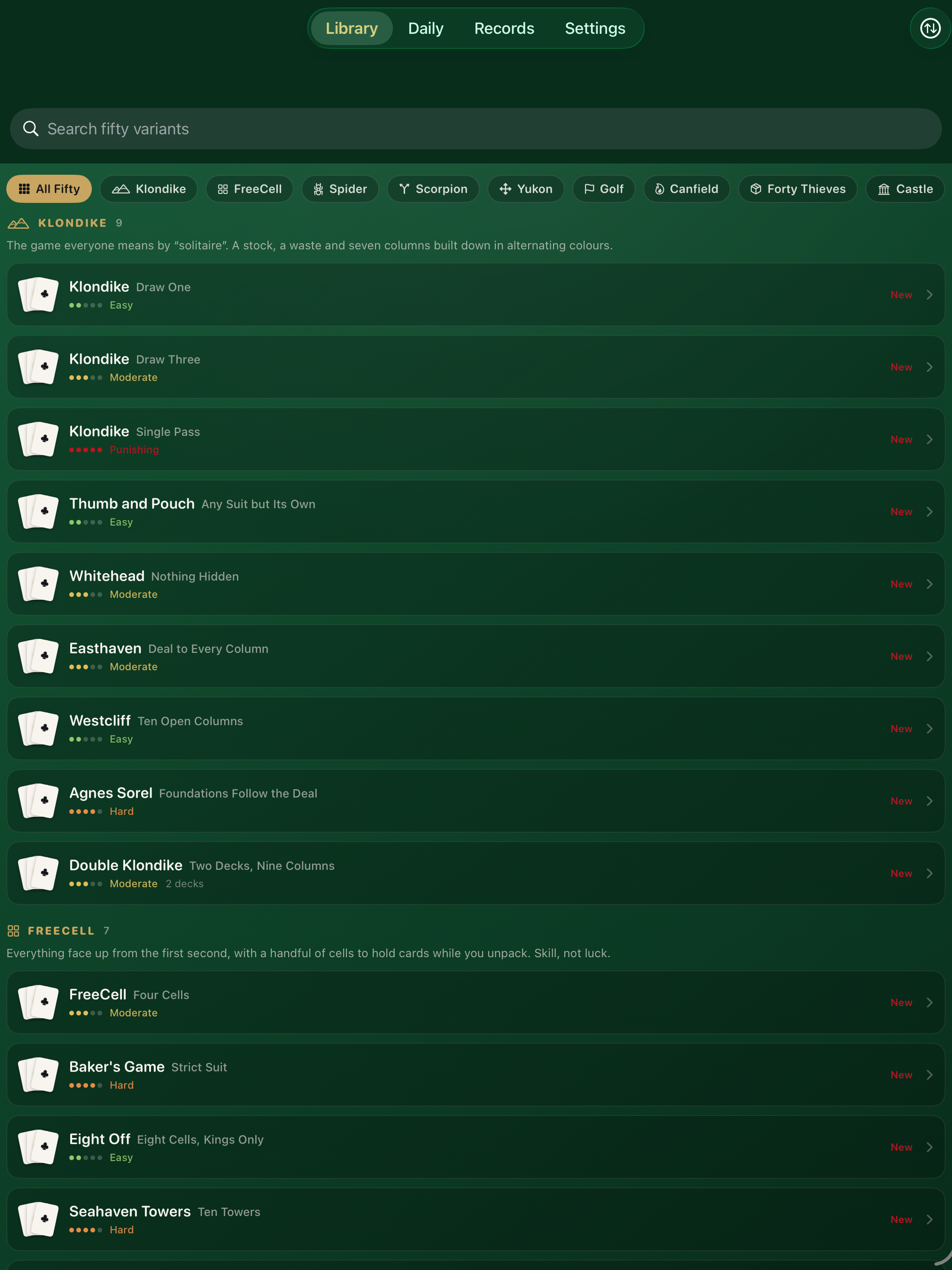 Fiftyfold iPad screenshot 1 of 3