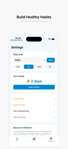 AquaLog - Hydration Tracker Screenshot 5 of 5
