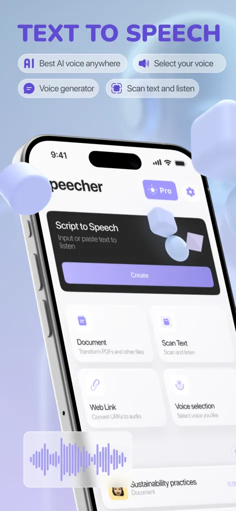 AI Text to Speech Reader - Business App | MWM