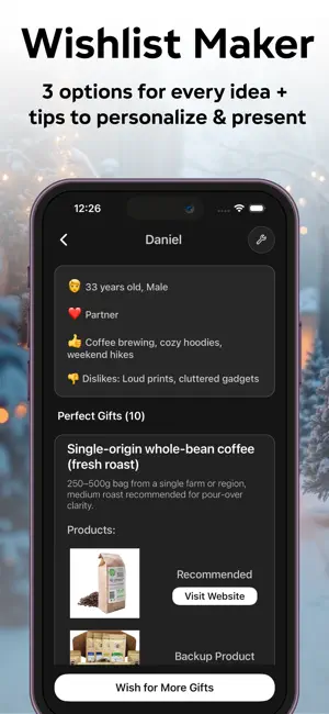 Wishful: Gift List & Ideas screenshot 2