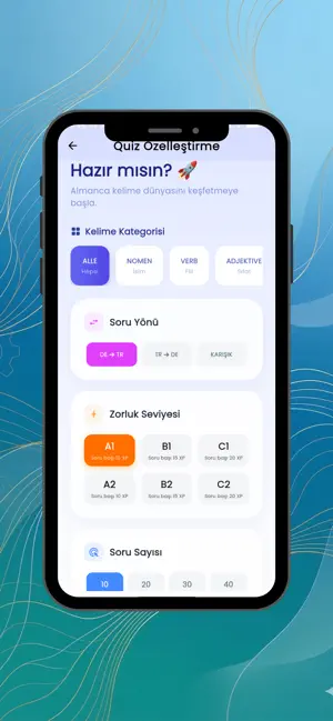 Almanca Kelimeler Testi screenshot 3