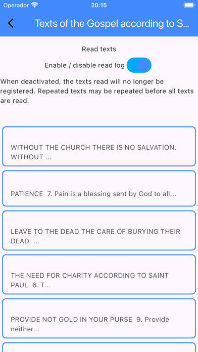 Texts Gospel Spiritism Screenshot