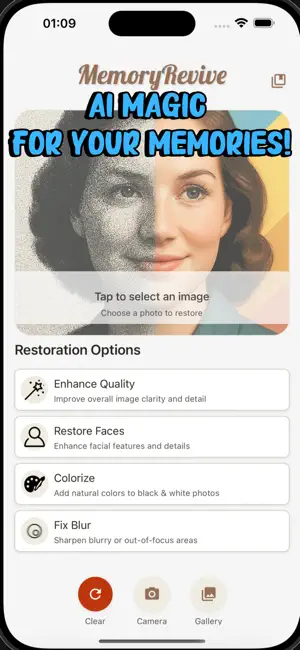 MemoryRevive: AI Photo Restore screenshot 1