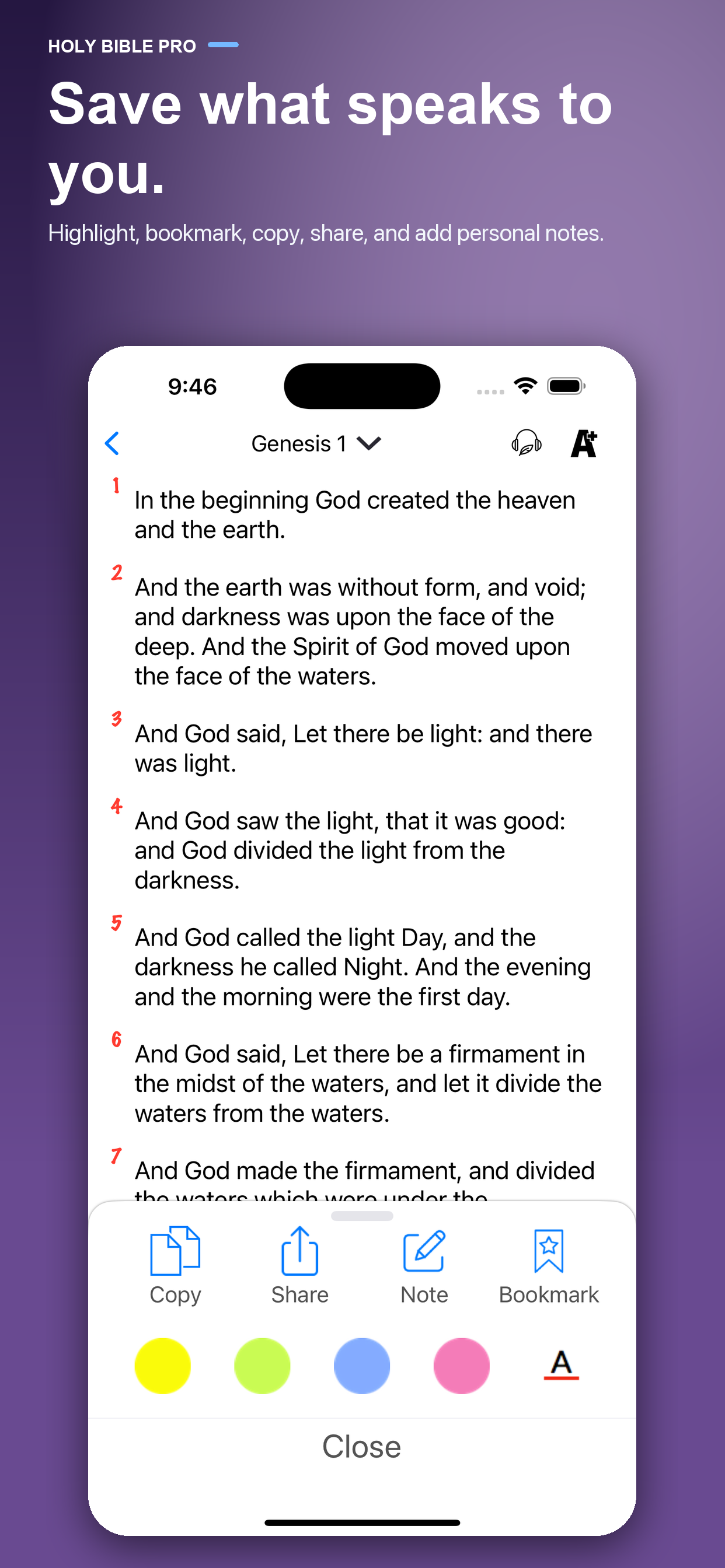 HolyBible K.J.V. Pro screenshot 4
