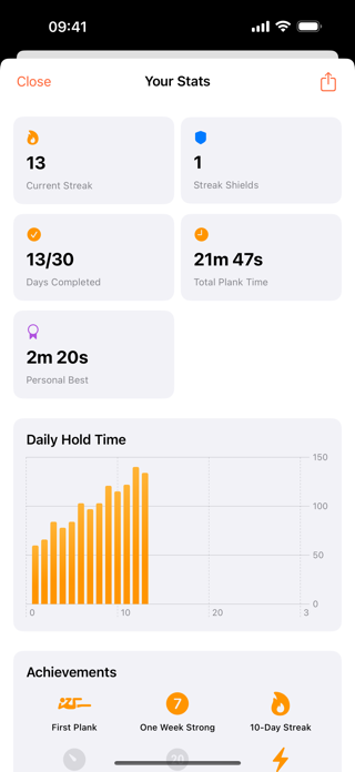 Plank Challenge: 30 Days Screenshot 4 of 5