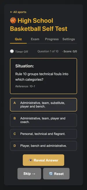Sports Officiating screenshot 4