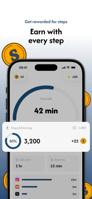 Skrid: Walk & Earn Screen Time screenshot 2