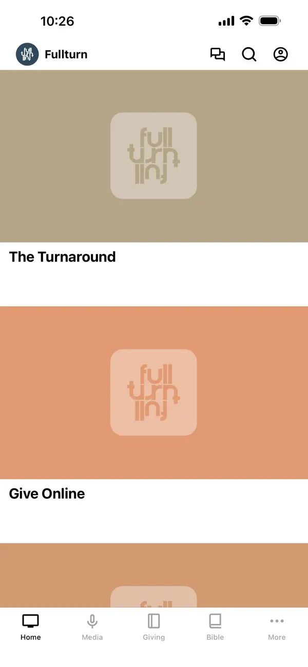 Screenshot #1 pour Fullturn Church