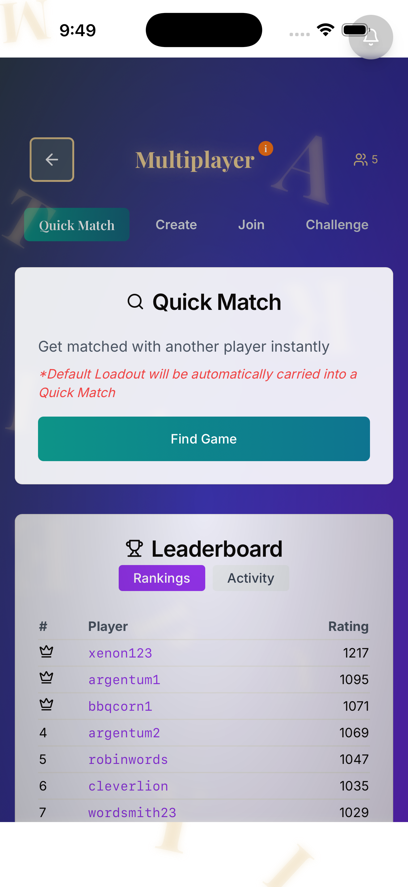 WordBuilder: Word Wars screenshot 8