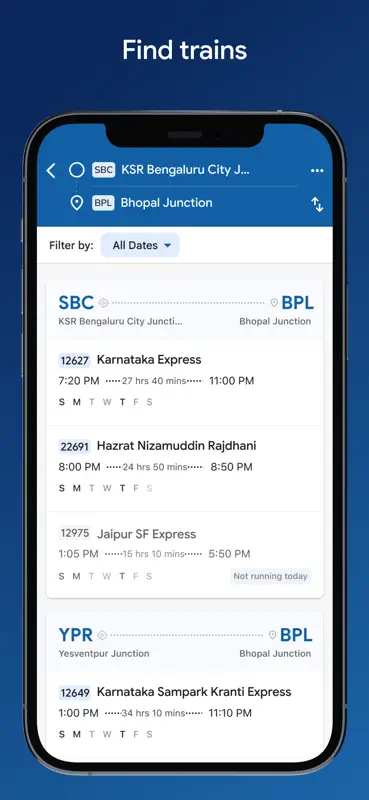 Where is My Train - by Google screenshot 3 of 5