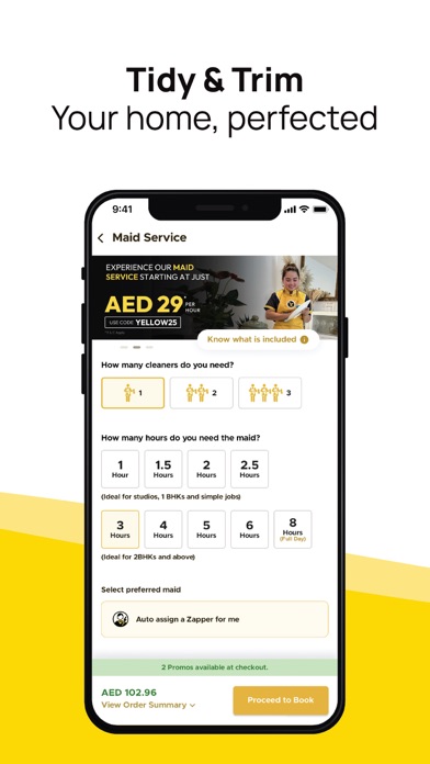 YellowZap - Home Services App Screenshot